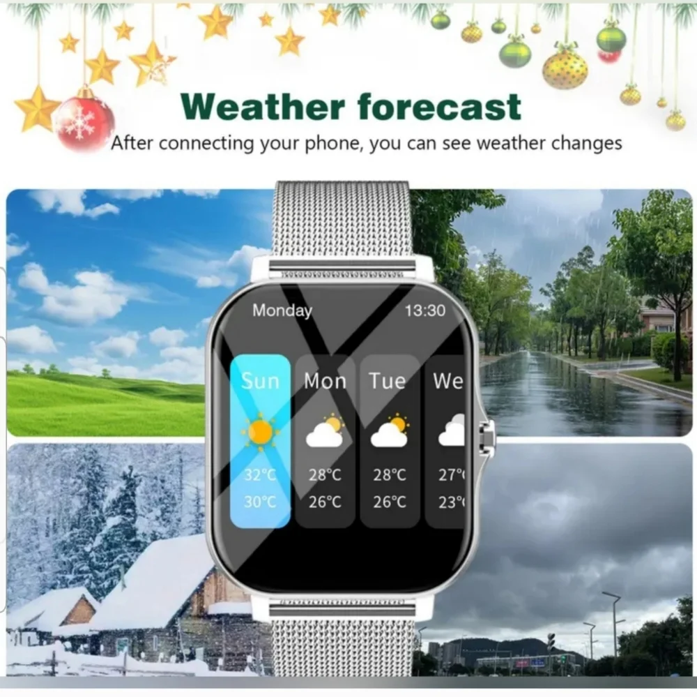 - Smart Watch For Android & IOS Cellphones with Extra Band
